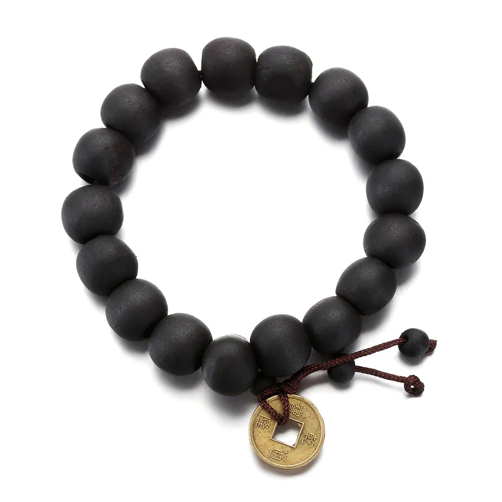 Pulsera Gourmette Budista en Piedras Negras