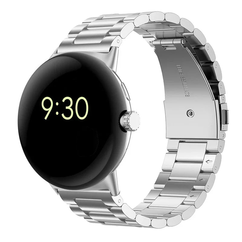Pulsera para Reloj en Acero Templado Smartwatch Google Pixel Watch 1 & 2 plata