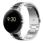 Pulsera para Reloj en Acero Templado Smartwatch Google Pixel Watch 1 & 2 plata negro