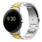 Pulsera para Reloj en Acero Templado Smartwatch Google Pixel Watch 1 & 2 plata oro
