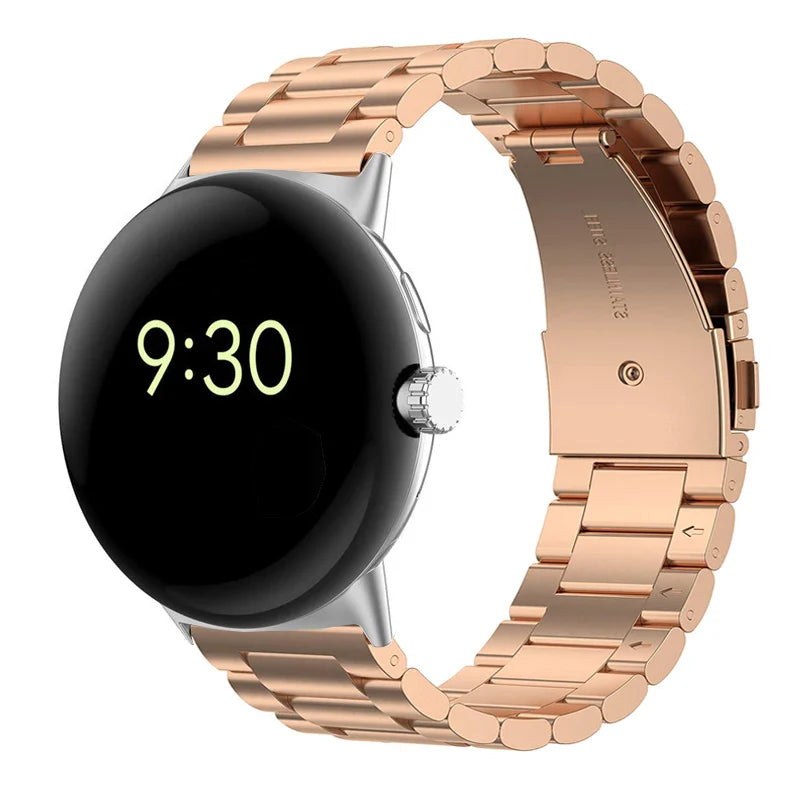 Pulsera para Reloj en Acero Templado Smartwatch Google Pixel Watch 1 & 2 oro rosa