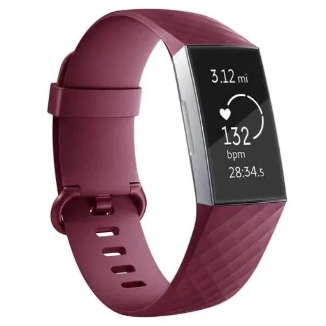 Pulsera para Reloj Fitbit Charge 3 & Charge 4 burdeos