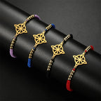 Pulsera Nudo de Bruja Mujer Esclava Protección Wicca