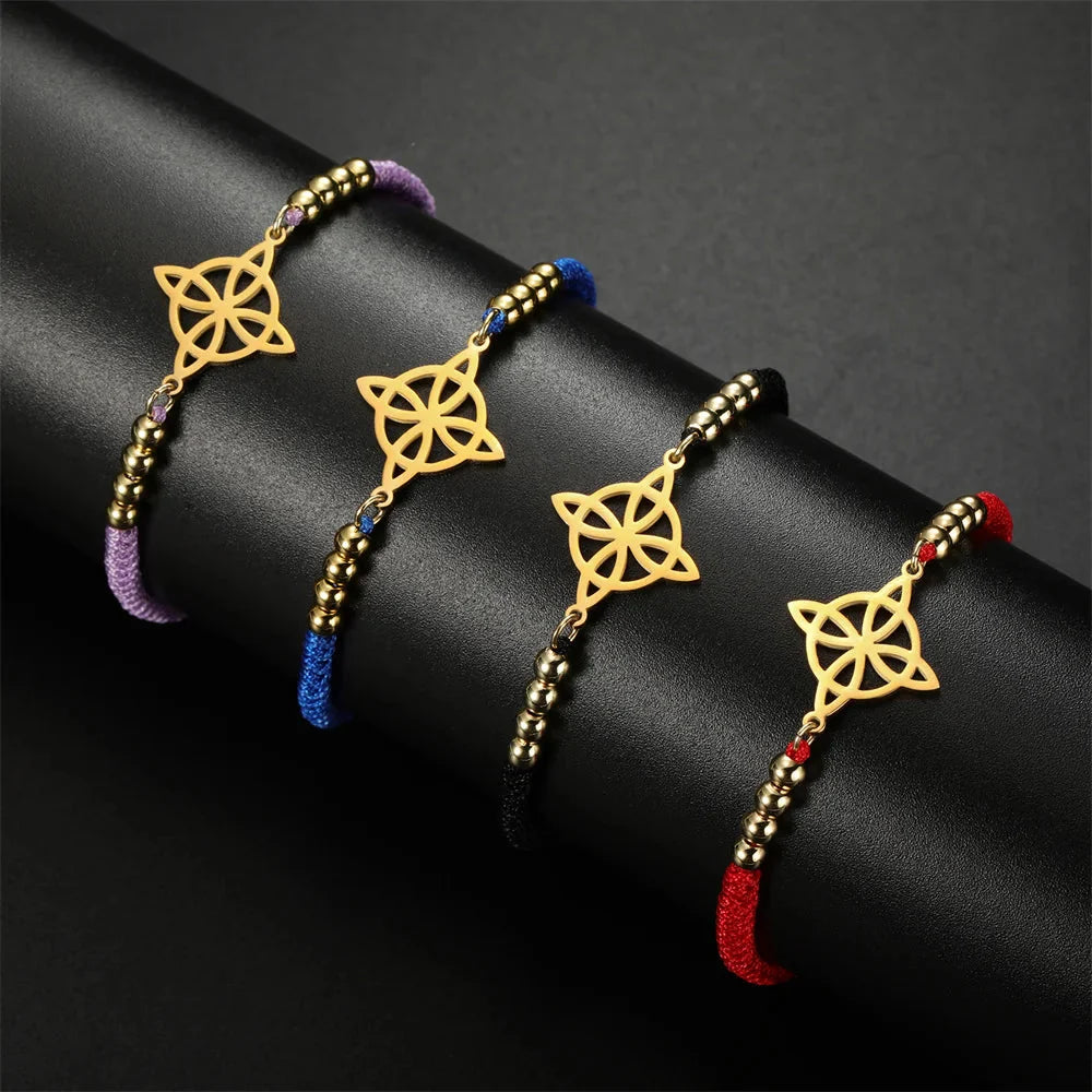 Pulsera Nudo de Bruja Mujer Esclava Protección Wicca
