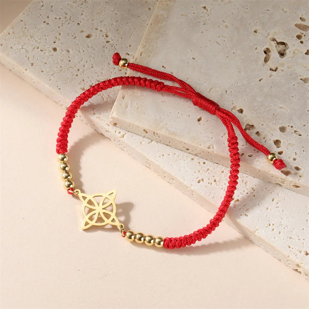 Pulsera Nudo de Bruja Mujer Esclava Protección Wicca 1