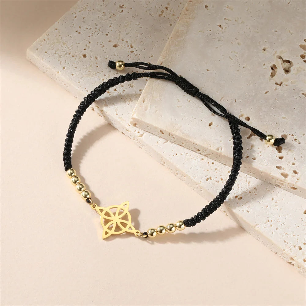 Pulsera Nudo de Bruja Mujer Esclava Protección Wicca 5