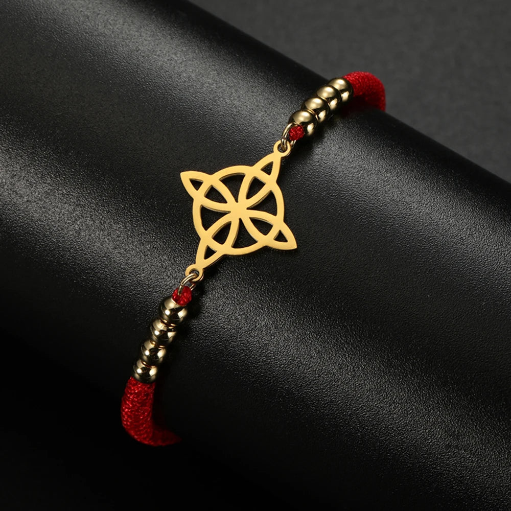 Pulsera Nudo de Bruja Mujer Esclava Protección Wicca 1