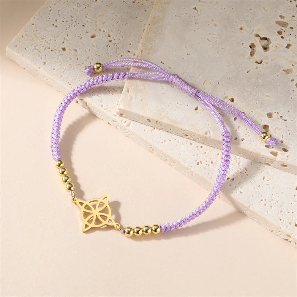 Pulsera Nudo de Bruja Mujer Esclava Protección Wicca 3