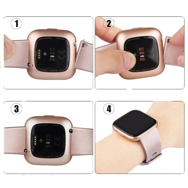 Correas lentejuelas para Fitbit Versa 1 Versa 2