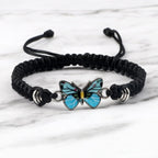Pulsera Papillon Bleu negro