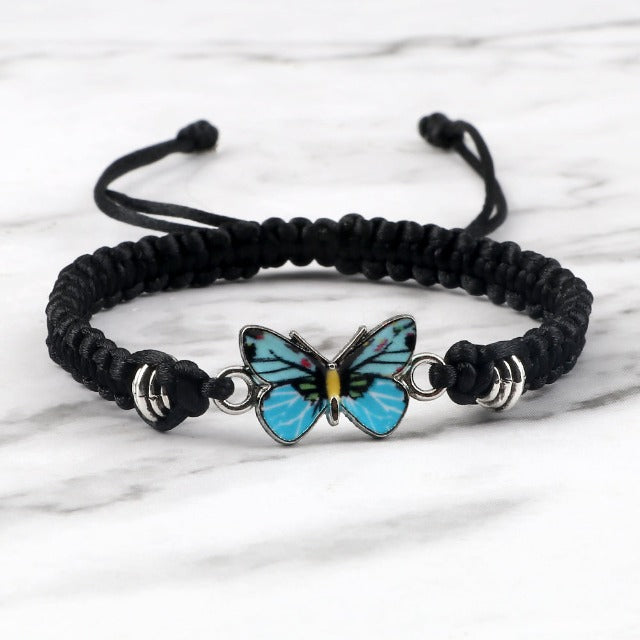 Pulsera Papillon Bleu negro