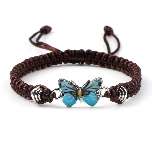 Pulsera Papillon Bleu marrón