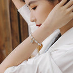 Pulsera perla fantasía
