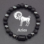 Pulsera de Perlas Signo del Zodiaco 12 Constelaciones aries