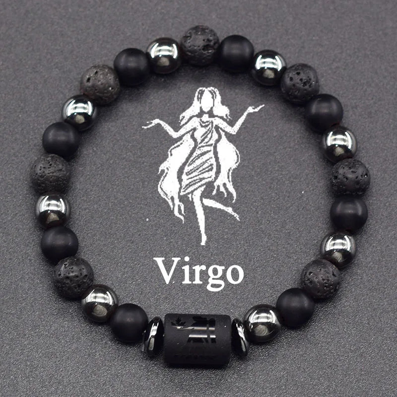 Pulsera de Perlas Signo del Zodiaco 12 Constelaciones virgo