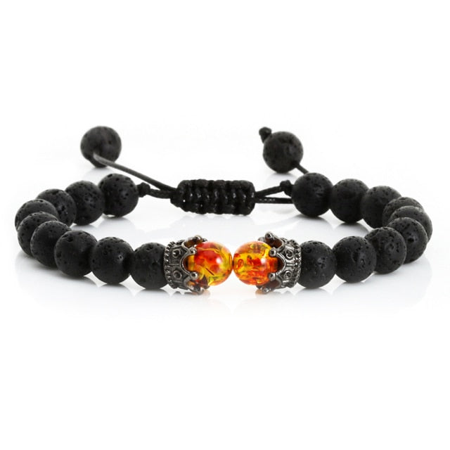 Pulsera de Piedra Volcánica
