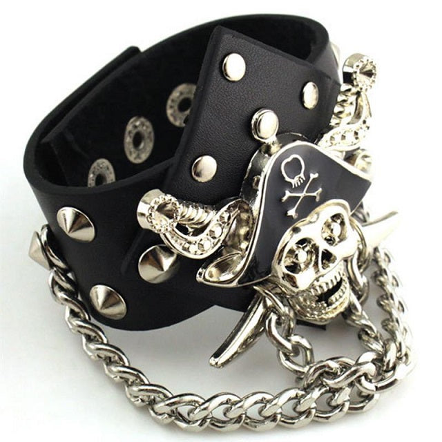 Pulsera Pirata negra