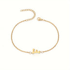 Pulsera Personalizada para Mujer con Inicial Oro f