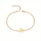 Pulsera Personalizada para Mujer con Inicial Oro w