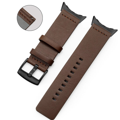 Correa para Google Pixel Watch de cuero marrón 1, 2, 3, 41 mm 45 mm