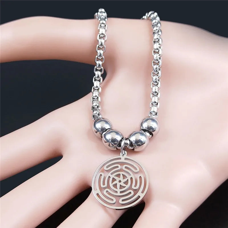 Brazalete Rueda de Hécate Strophalos Brujería Wicca