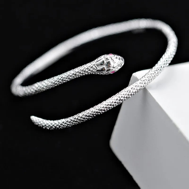 Pulsera Serpiente de Plata