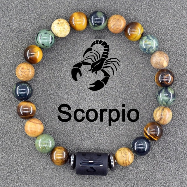 Pulsera Signo Del Zodiaco 12 Constelaciones escorpio