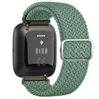Pulsera Súper Elástica para Reloj Fitbit Versa 1 Versa 2 Versa Lite verde 