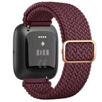 Pulsera Súper Elástica para Reloj Fitbit Versa 1 Versa 2 Versa Lite burdeos