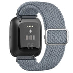 Pulsera Súper Elástica para Reloj Fitbit Versa 1 Versa 2 Versa Lite gris