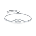 Pulsera Símbolo Infinito de Plata