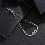 Pulsera Símbolo Infinito de Plata
