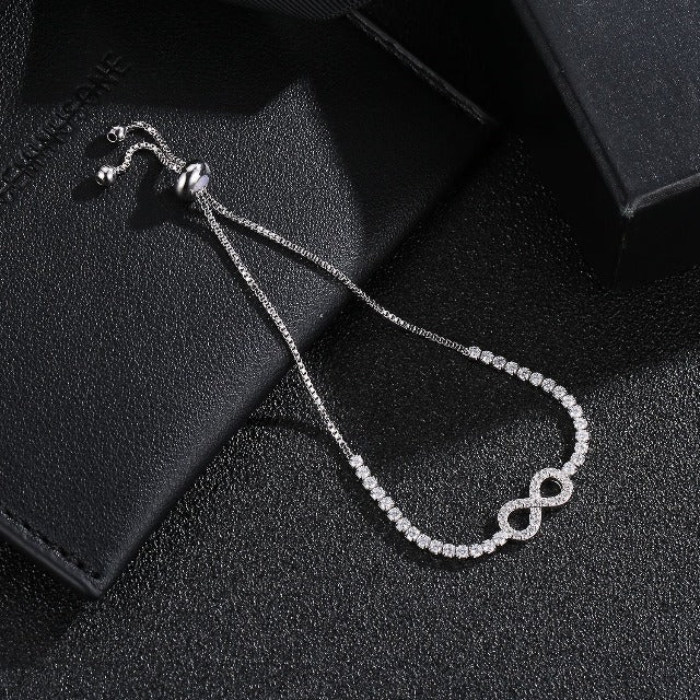 Pulsera Símbolo Infinito de Plata