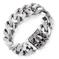 Pulsera Tête de Mort de Plata para Hombre