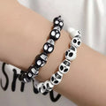 Pulsera Calavera Blanco & Negro