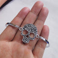 Pulsera Calavera para Mujer en plata