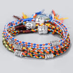 Pulsera Tibetana Trenzada de la Suerte 