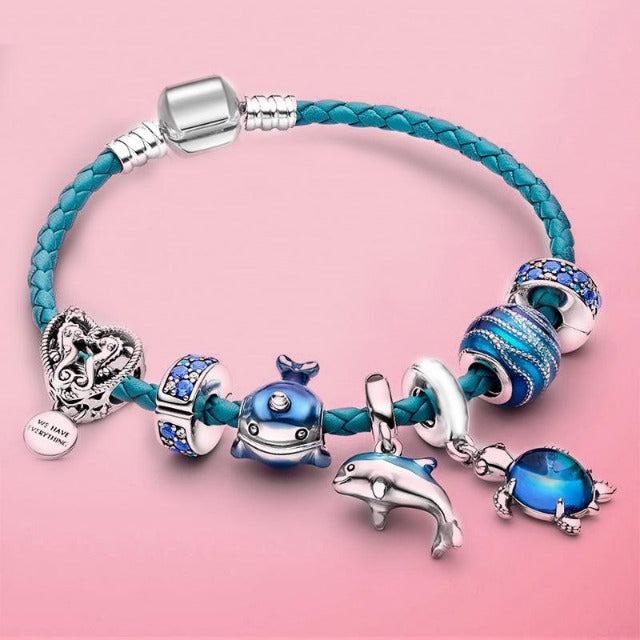 Pulsera Tortuga & Delfín