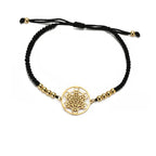 Pulsera de Mujer Colorida Cubo de Metatrón negra