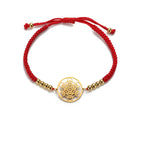 Pulsera de Mujer Colorida Cubo de Metatrón roja