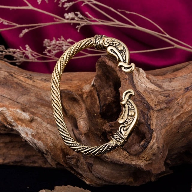 brazalete vikingo ragnar oro