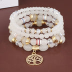Pulseras con Árbol de la Vida blanco