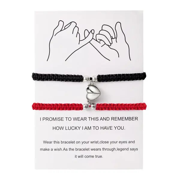 Pulseras para Parejas de Amigos Gourmette Románticas