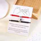 Pulseras para Parejas de Amigos Gourmette Románticas
