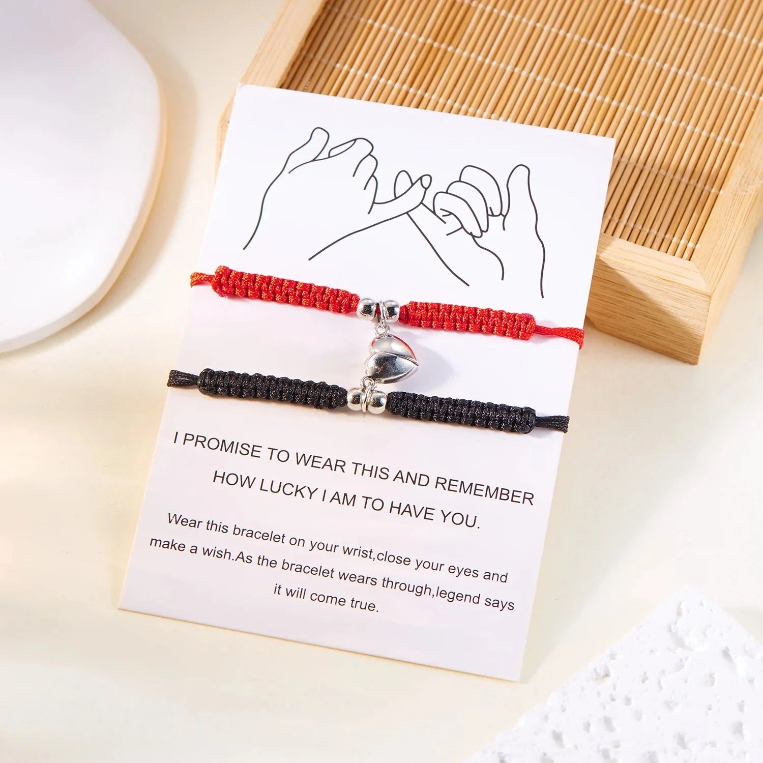 Pulseras para Parejas de Amigos Gourmette Románticas