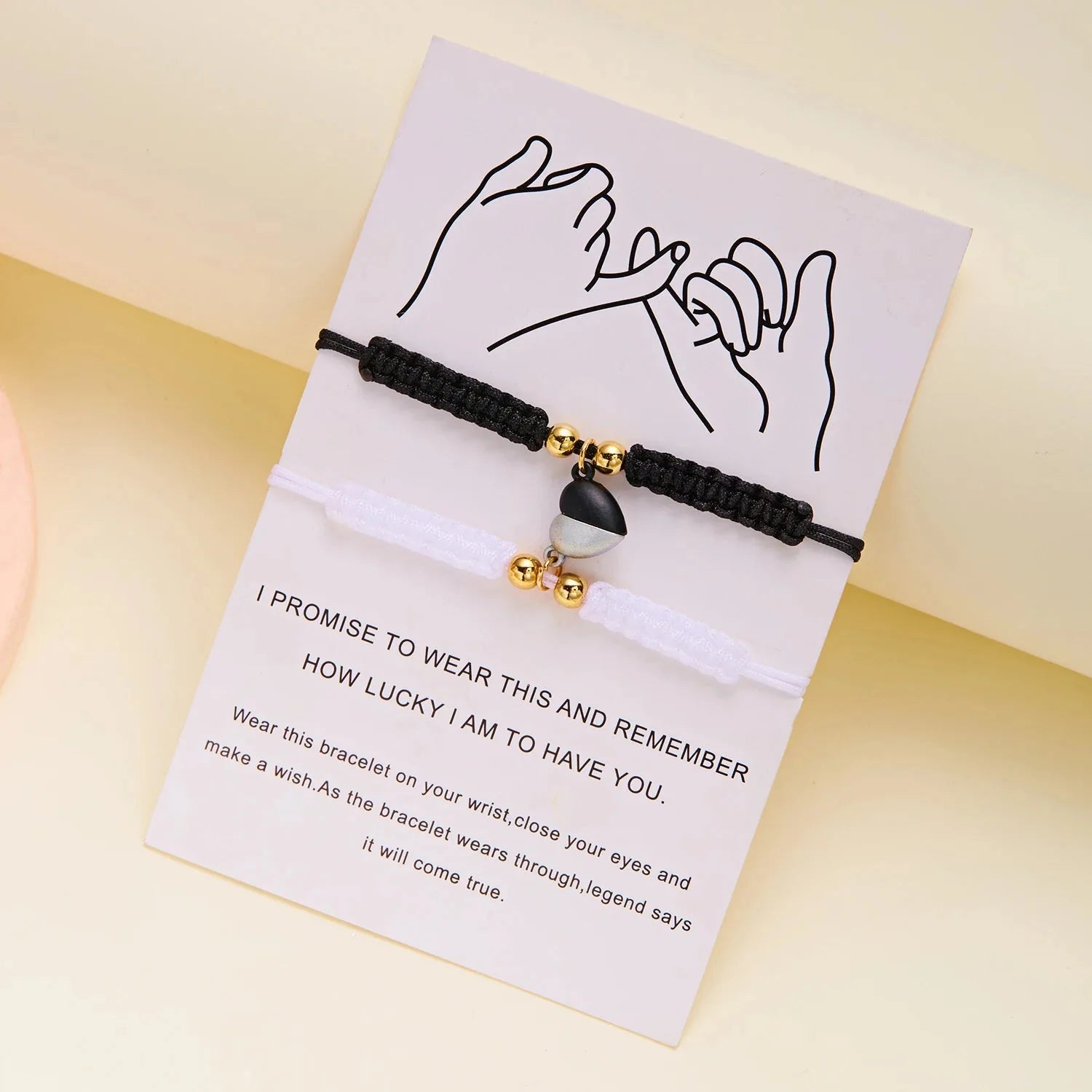 Pulseras para Parejas de Amigos Gourmette Románticas