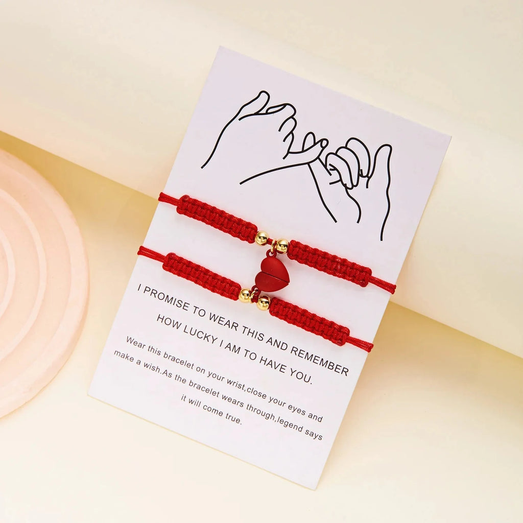Pulseras para Parejas de Amigos Gourmette Románticas