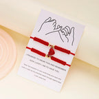 Pulseras para Parejas de Amigos Gourmette Románticas