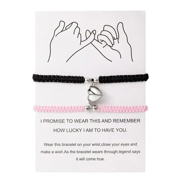 Pulseras para Parejas de Amigos Gourmette Románticas