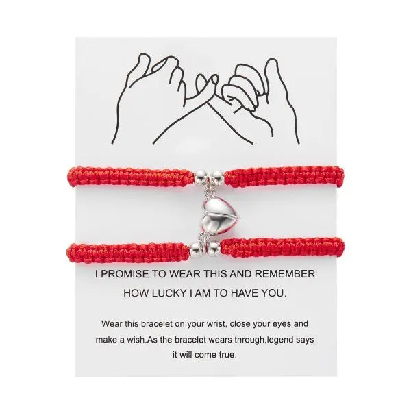 Pulseras para Parejas de Amigos Gourmette Románticas